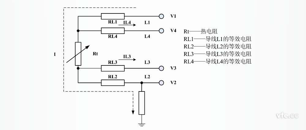 熱電阻四線(xiàn)制引線(xiàn)方式