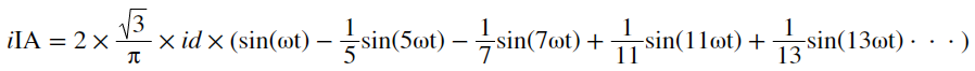 第一整流橋網(wǎng)側電流傅里葉級數展開(kāi) 第一整流橋網(wǎng)側電流傅里葉級數展開(kāi)