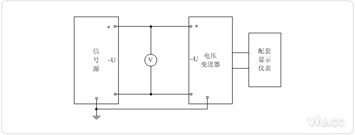 數字輸出電壓變送器電壓校準接線(xiàn)圖 數字輸出電壓變送器電壓校準接線(xiàn)圖