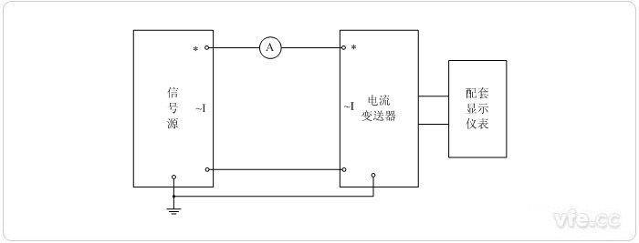 數字輸出電流變送器校準接線(xiàn)圖
