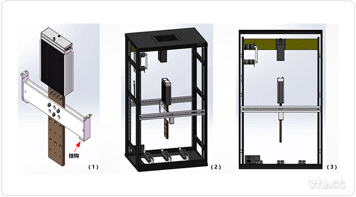 傳感器組件在柜體內的固定 傳感器組件在柜體內的固定