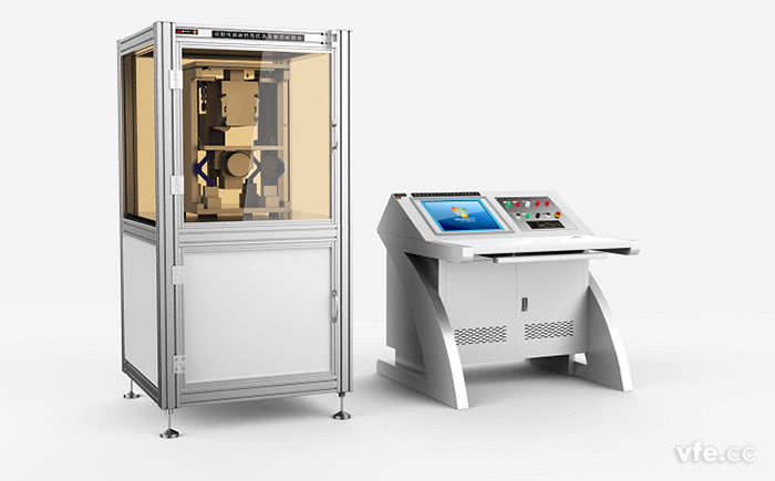 圖1 間隙傳感器的高低溫振動(dòng)試驗臺效果圖 圖1 間隙傳感器的高低溫振動(dòng)試驗臺效果圖