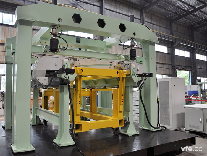 轉向架組裝檢測平臺實(shí)物圖 轉向架組裝檢測平臺實(shí)物圖