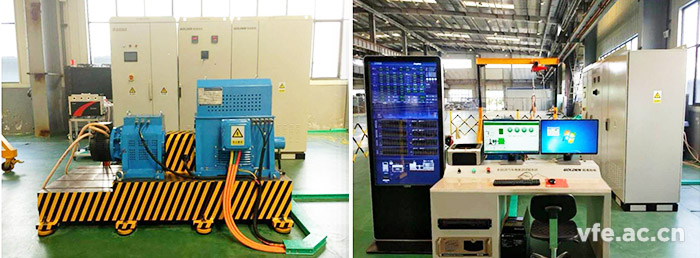 貴州航天林泉電機有限公司電動(dòng)汽車(chē)輪邊電機測試系統現場(chǎng)圖片