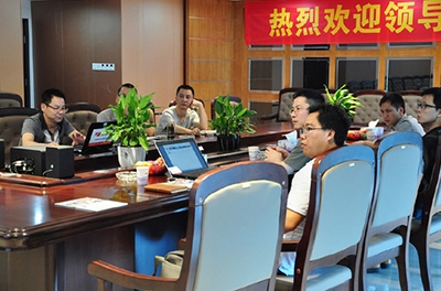 中船重工712所、中國兵器工業(yè)第58研究所綿陽(yáng)市維博電子于2014年7月14日訪(fǎng)問(wèn)銀河電氣